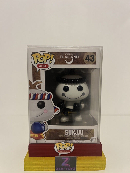 FUNKO POP! Ad Icons Amazing Thailand Sukjai Boxing #43 Rare Grail