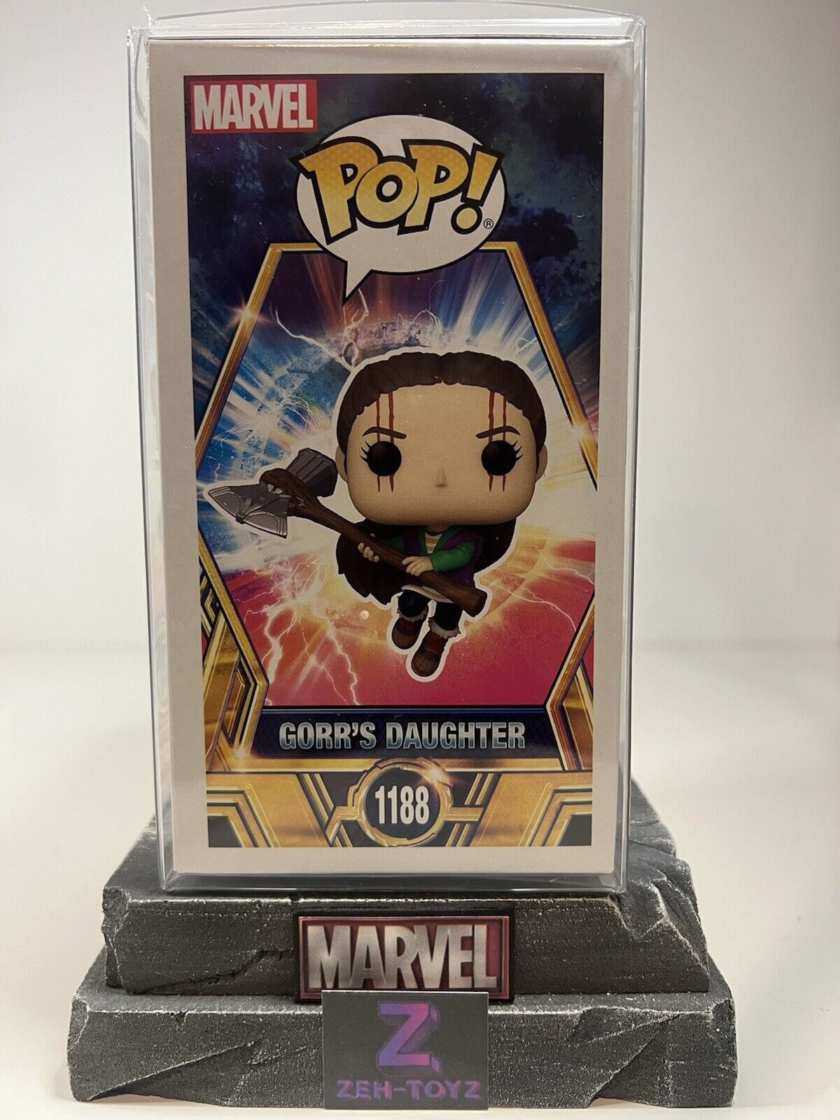 FUNKO POP! Marvel Studios Thor Love And Thunder Gorr’s Daughter #1188 Summer Con