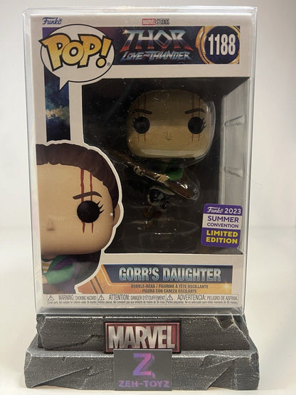 FUNKO POP! Marvel Studios Thor Love And Thunder Gorr’s Daughter #1188 Summer Con