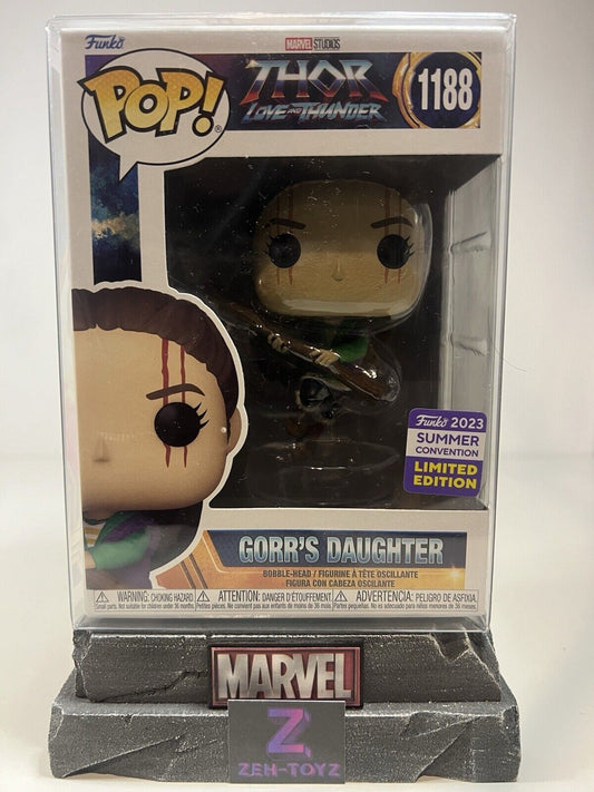 FUNKO POP! Marvel Studios Thor Love And Thunder Gorr’s Daughter #1188 Summer Con