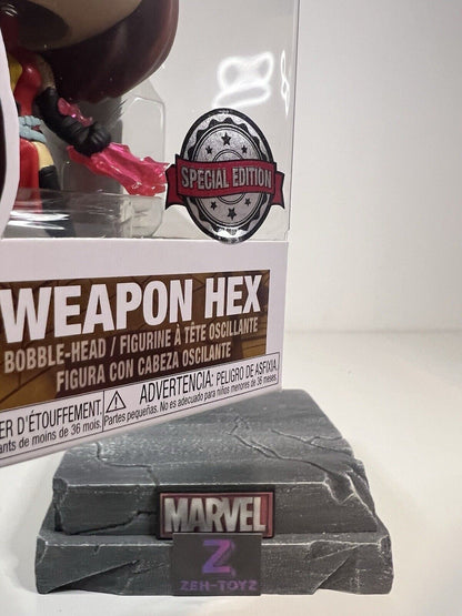 FUNKO POP! Marvel Infinity Warps Weapon Hex #865 Special Edition