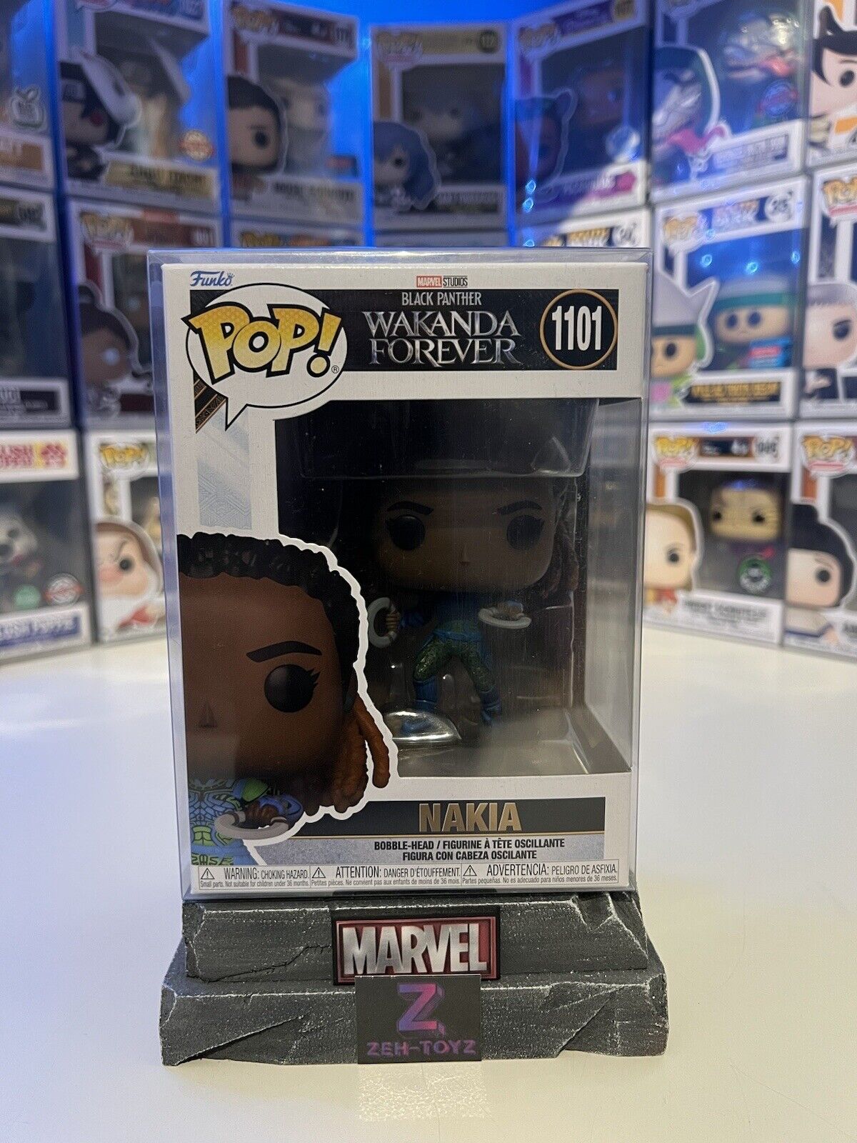 FUNKO POP! VINYL Marvel Movies Black Panther Wakanda Forever Nakia #1101