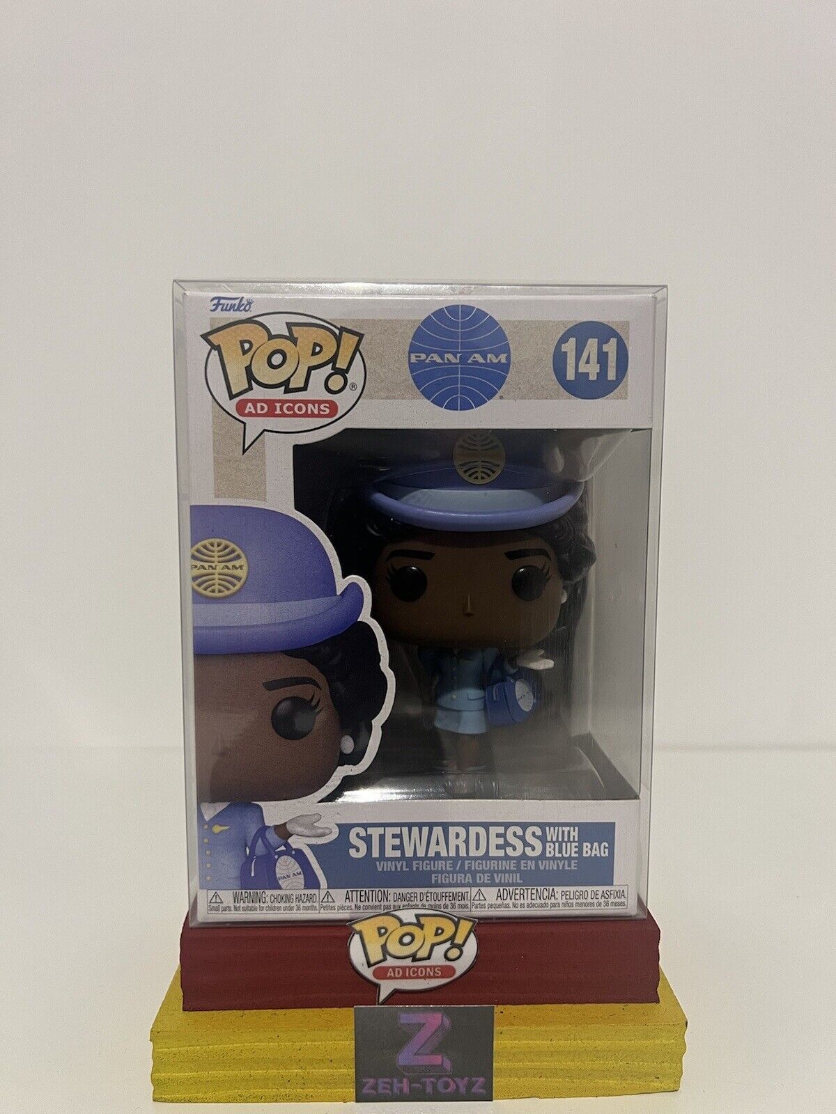 FUNKO POP! VINYL - PAN AM - STEWARDESS WITH BLUE BAG #141