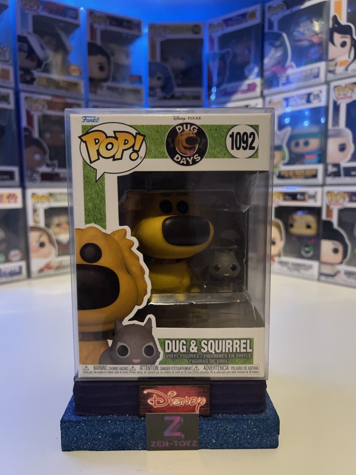 FUNKO POP! Disney Movies Up Dug Days Dug & Squirrel #1092