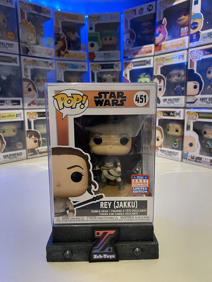 FUNKO POP! Movies Star Wars Rey (Jakku) #451 2021 Summer Convention