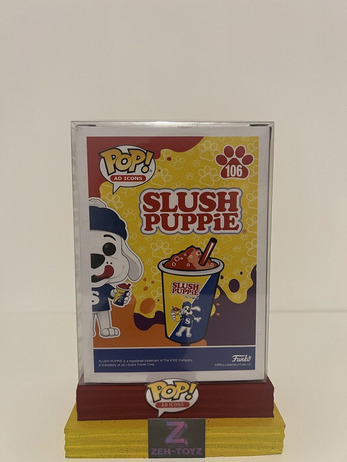 FUNKO POP! Ad Icons Slush Puppie Dog #106 Flocked Special Edition