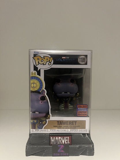 FUNKO POP! Marvel Studios Moon Knight Taweret #1189 2023 Wondrous Convention