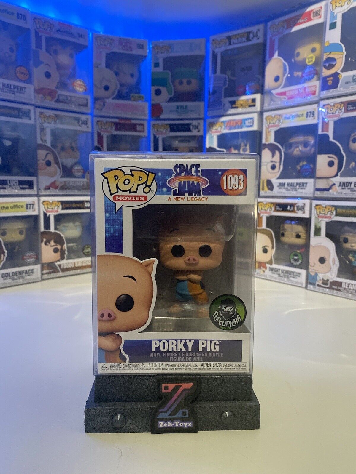 FUNKO POP! Movies Animation Basketball Space Jam Porky Pig #1093 Exclusive