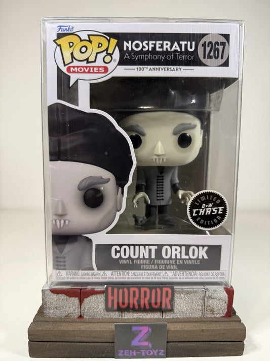 FUNKO POP! Horror Movies Nosferatu Count Orlok #1267 B&W Chase