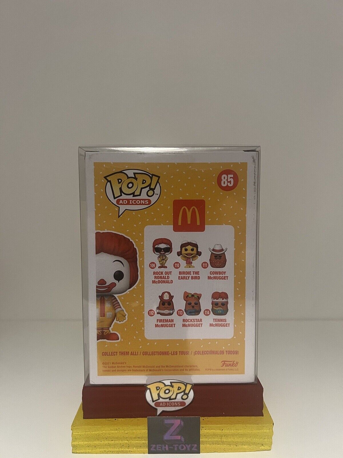 FUNKO POP Ad Icons McDonalds Ronald McDonald #85 Diamond Collection Exclusive