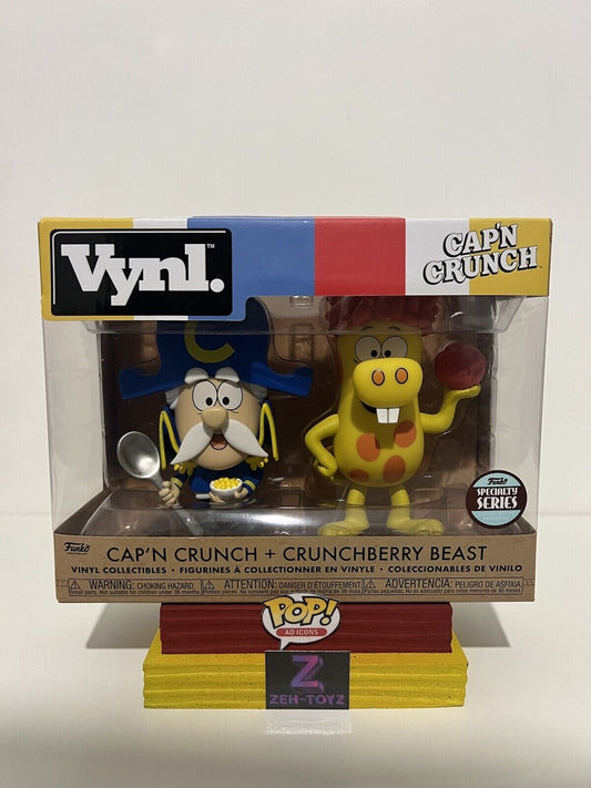 FUNKO VYNL Ad Icons Cap'n Crunch + Crunchberry Beast #2 Pack Speciality Series