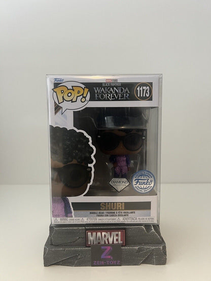 FUNKO POP! Marvel Studios Movies Black Panther Shuri #1173 Diamond Collection