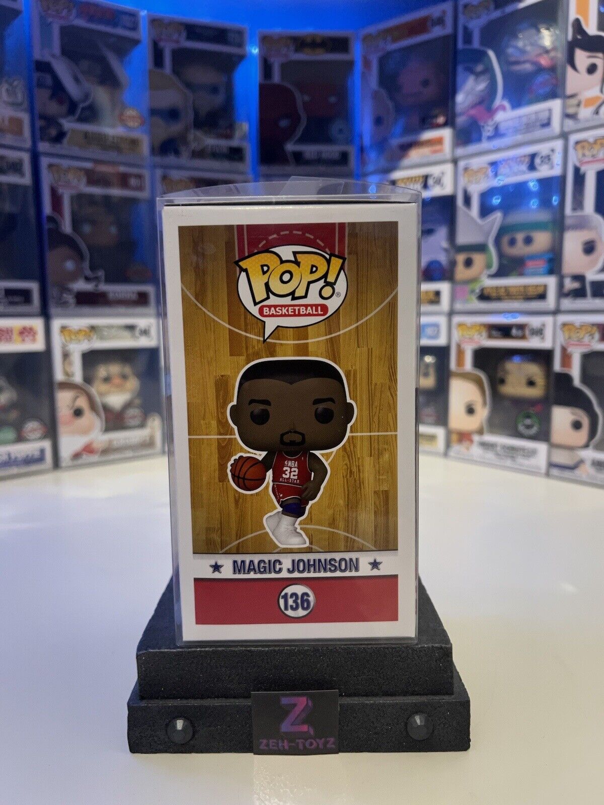 FUNKO POP! VINYL - NBA ALL STARS - MAGIC JOHNSON #136 - TARGET CON 2022