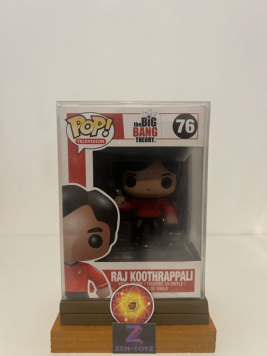 FUNKO POP! Television The Big Bang Theory Raj Koothrappali Star Trek #76