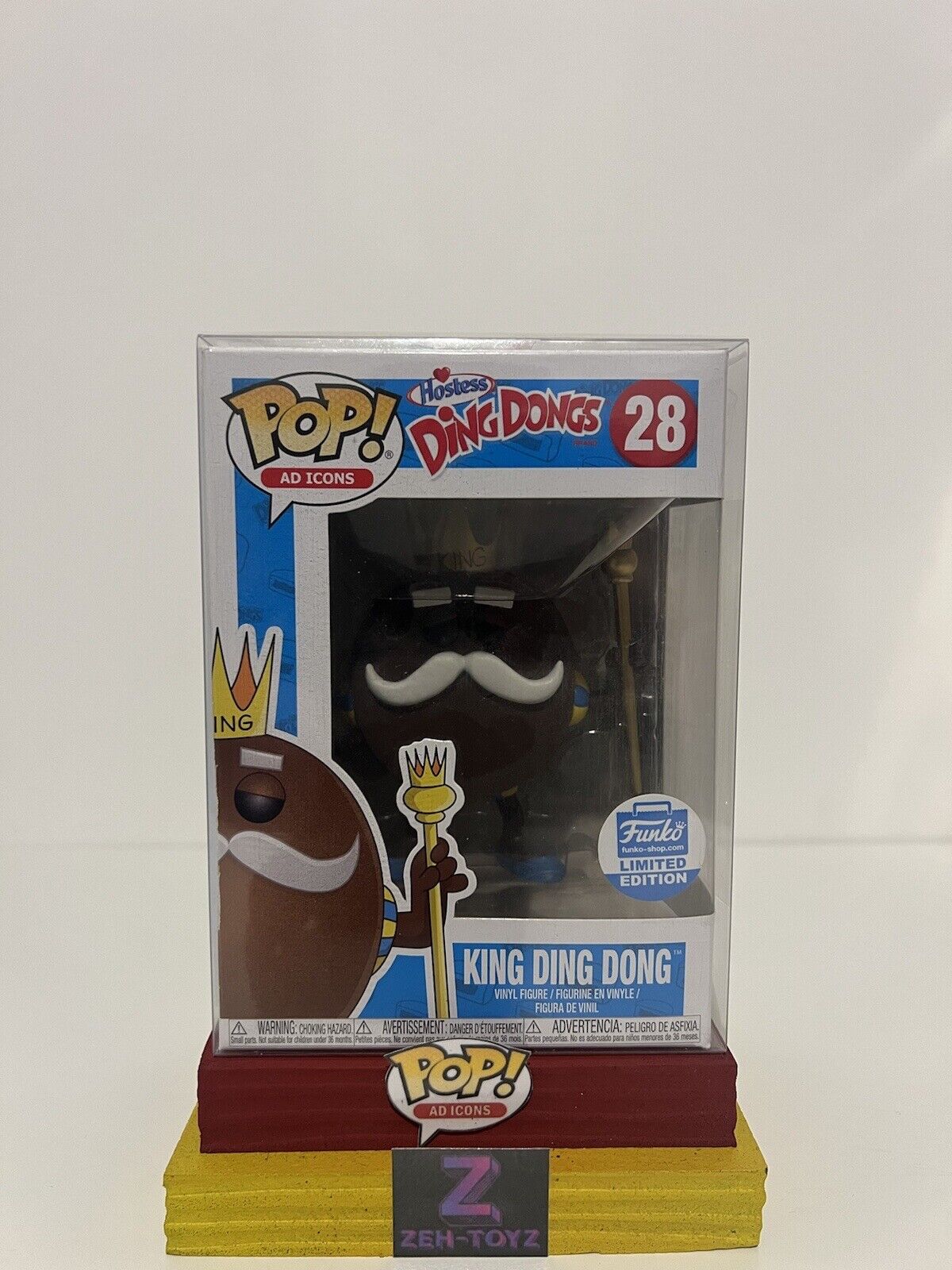 FUNKO POP! Ad Icons Hostess Ding Dongs King Ding Dong #28 Funko Shop Exclusive