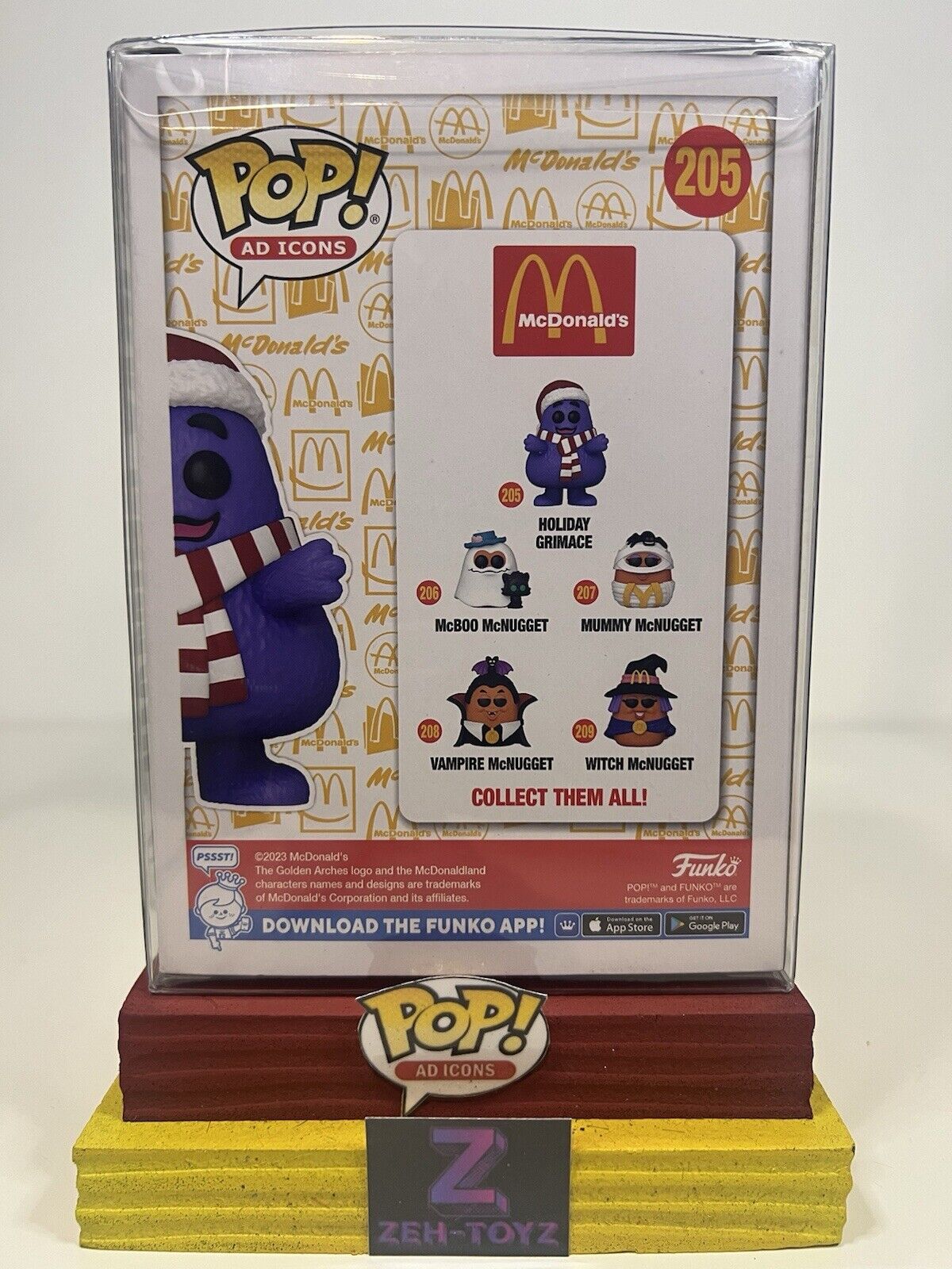 FUNKO POP! Ad Icons McDonald’s Holiday Grimace #205