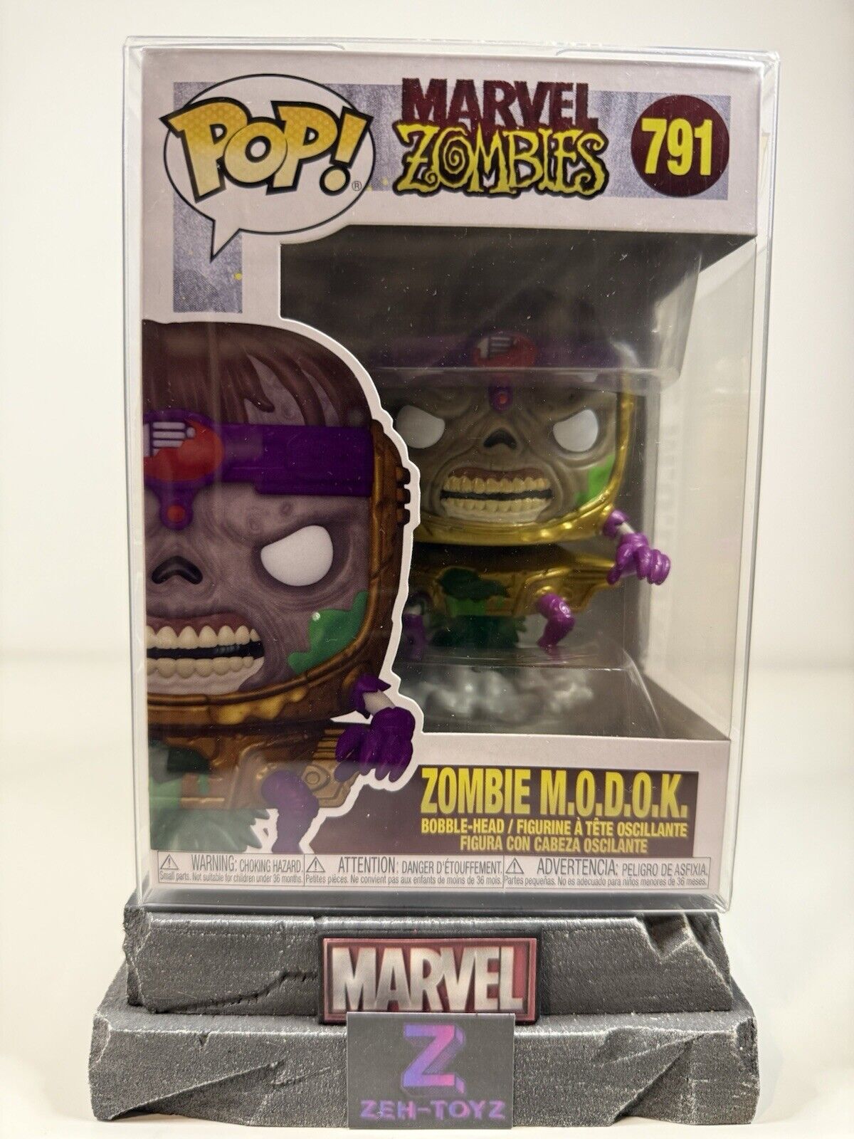 FUNKO POP! Marvel Universe Zombies Zombie MODOK #791 (2)