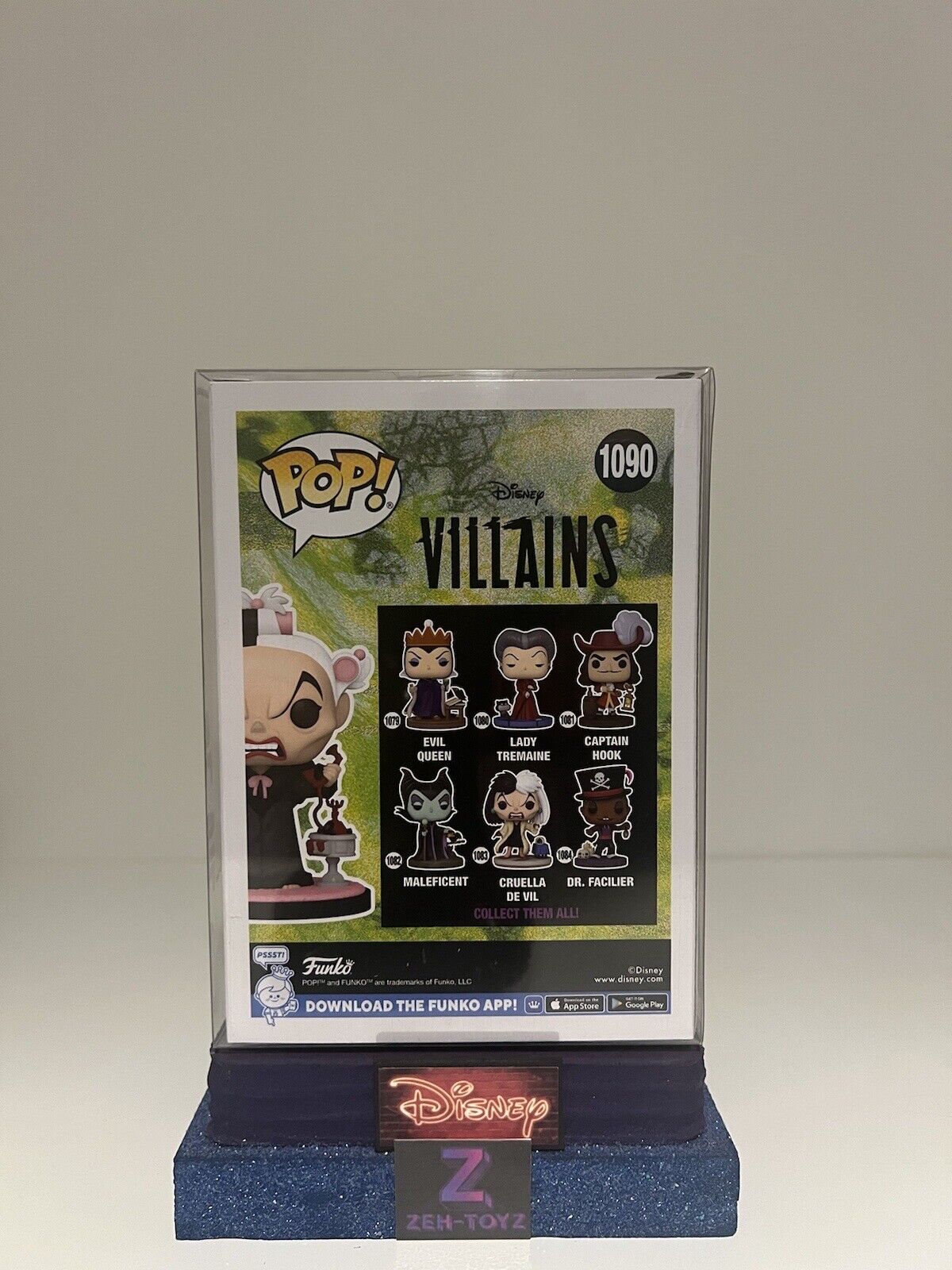 FUNKO POP! Disney Villains 101 Dalmations Cruella De Vil #1090 Special Edition