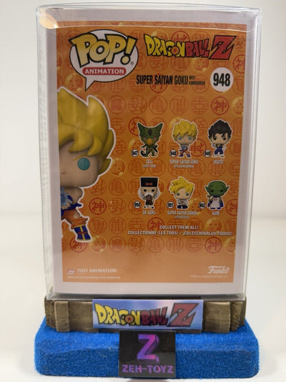 FUNKO POP! Anime Dragonball Z Super Saiyan Goku With Kamehameha #948 GITD