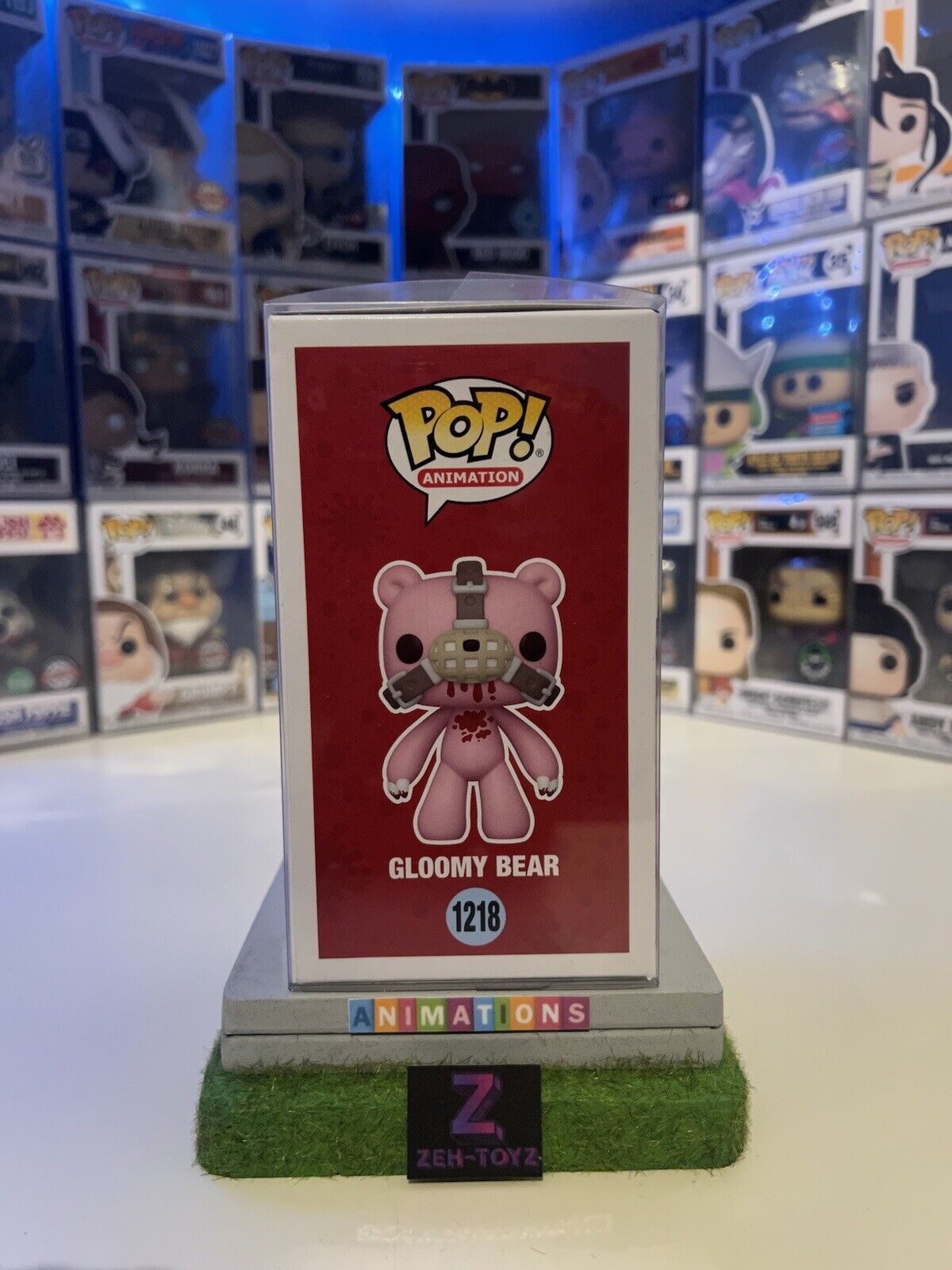 FUNKO POP! Animation Gloomy Bear #1218 Toy Tokyo Flocked