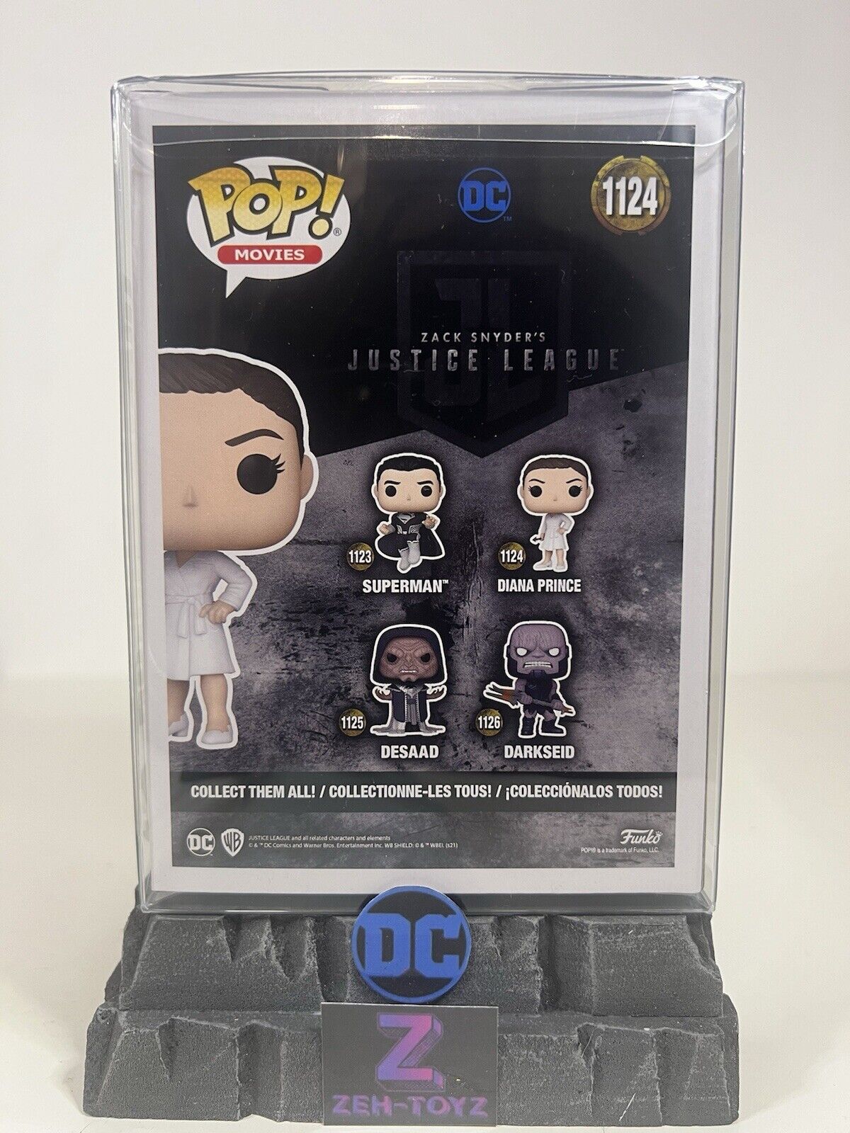 FUNKO POP! DC Universe Movies Justice League Diana Prince #1124