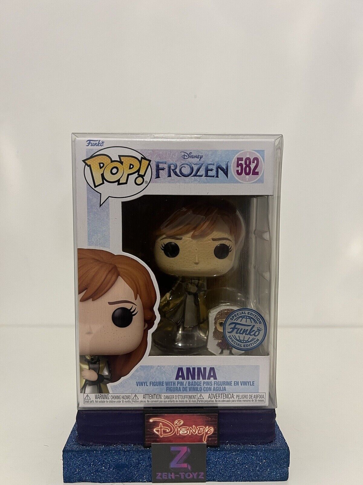 FUNKO POP! Disney Movies Frozen Anna #582 Special Edition