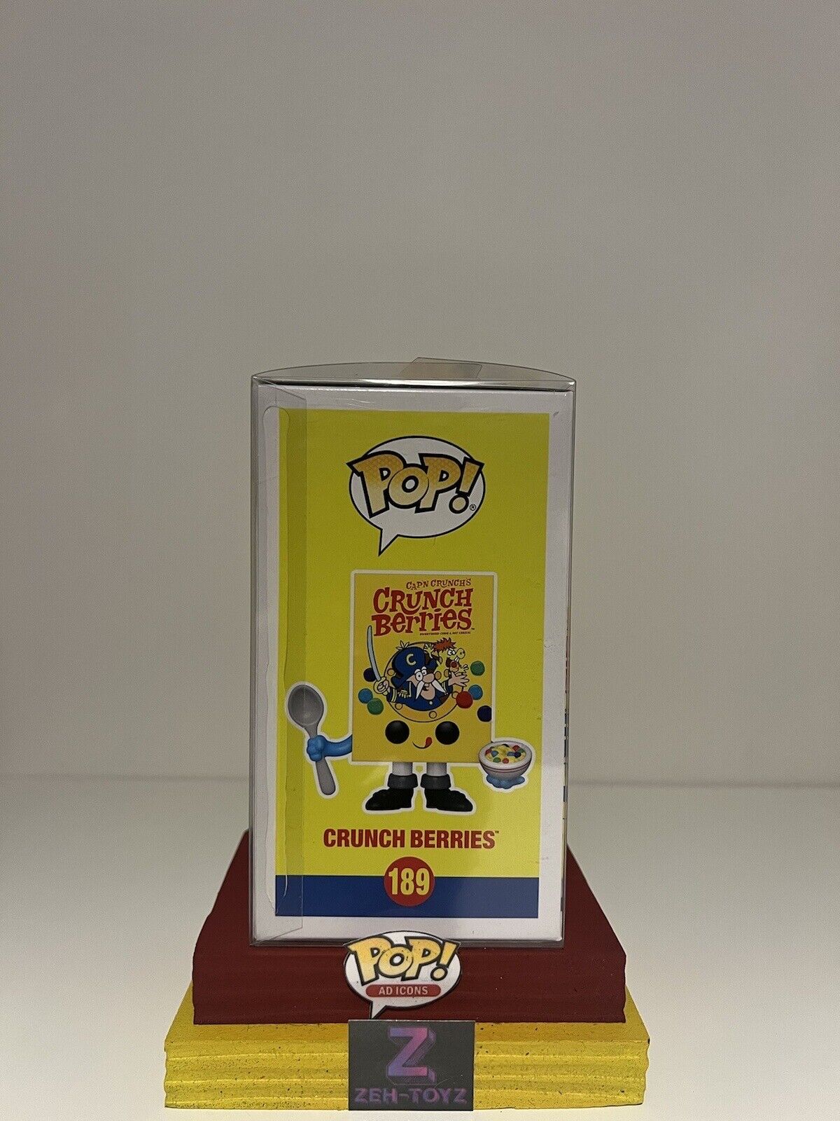 FUNKO POP! Ad Icons Cap'n Crunch Cereal Crunch Berries #189 Hot Topic Exclusive