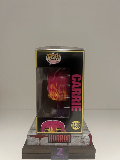 FUNKO POP! Horror Movies Carrie #1436 Blacklight Special Edition