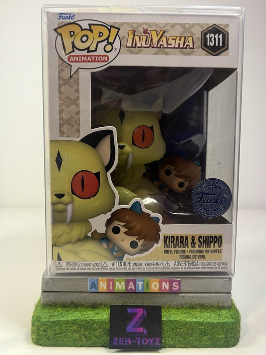 FUNKO POP! Animation Inuyasha Anime Kirara and Shippo #1311 Funko Exclusive