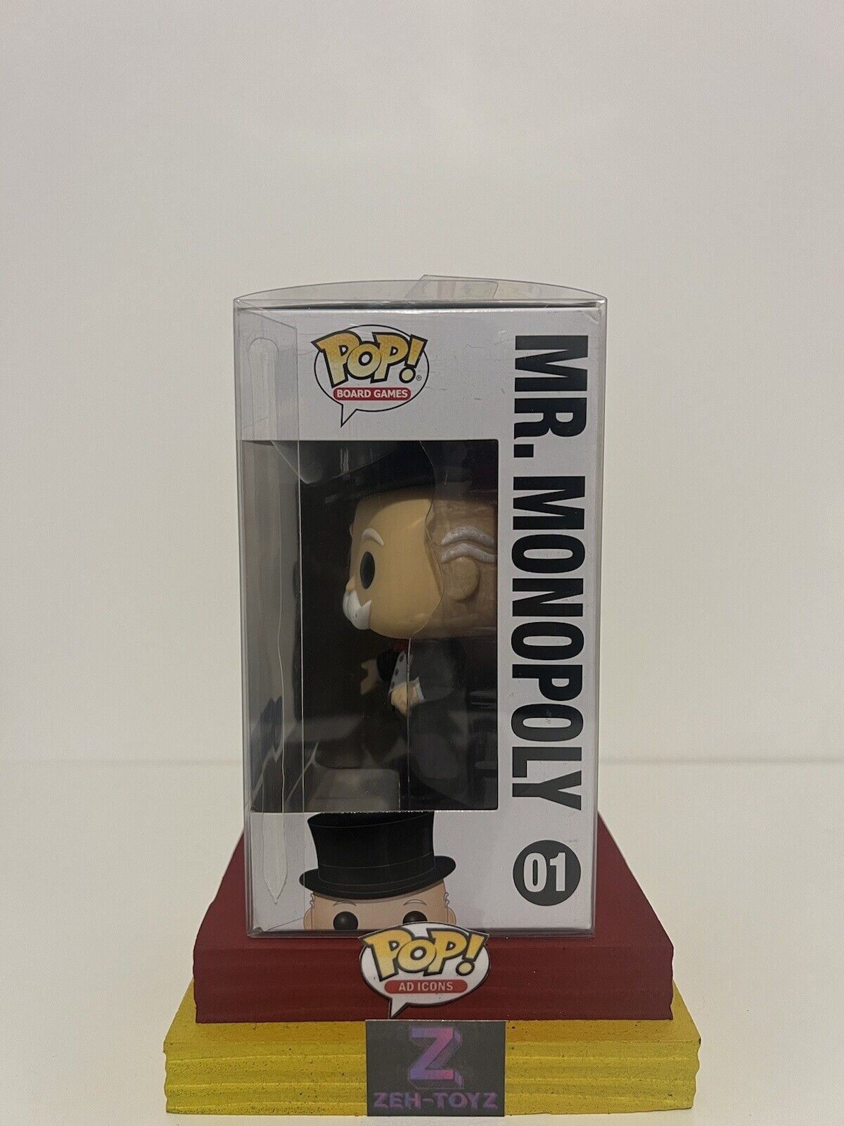 FUNKO POP! VINYL - BOARD GAMES - MR MONOPOLY #01 - WALMART EXC - ZT REF: 1435