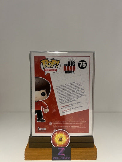 FUNKO POP! Television The Big Bang Theory Howard Wolowitz Star trek #75