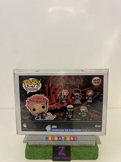 FUNKO POP! Anime Animation Yuji Itadori With Tsukamoto Doll #1117 FYE Exclusive