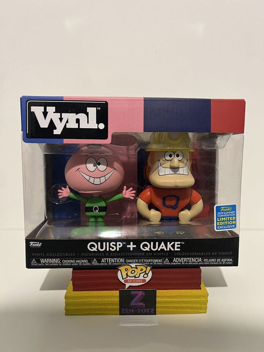 FUNKO VYNL Ad Icons Quisp & Quake #2 Pack - Summer Exclusive