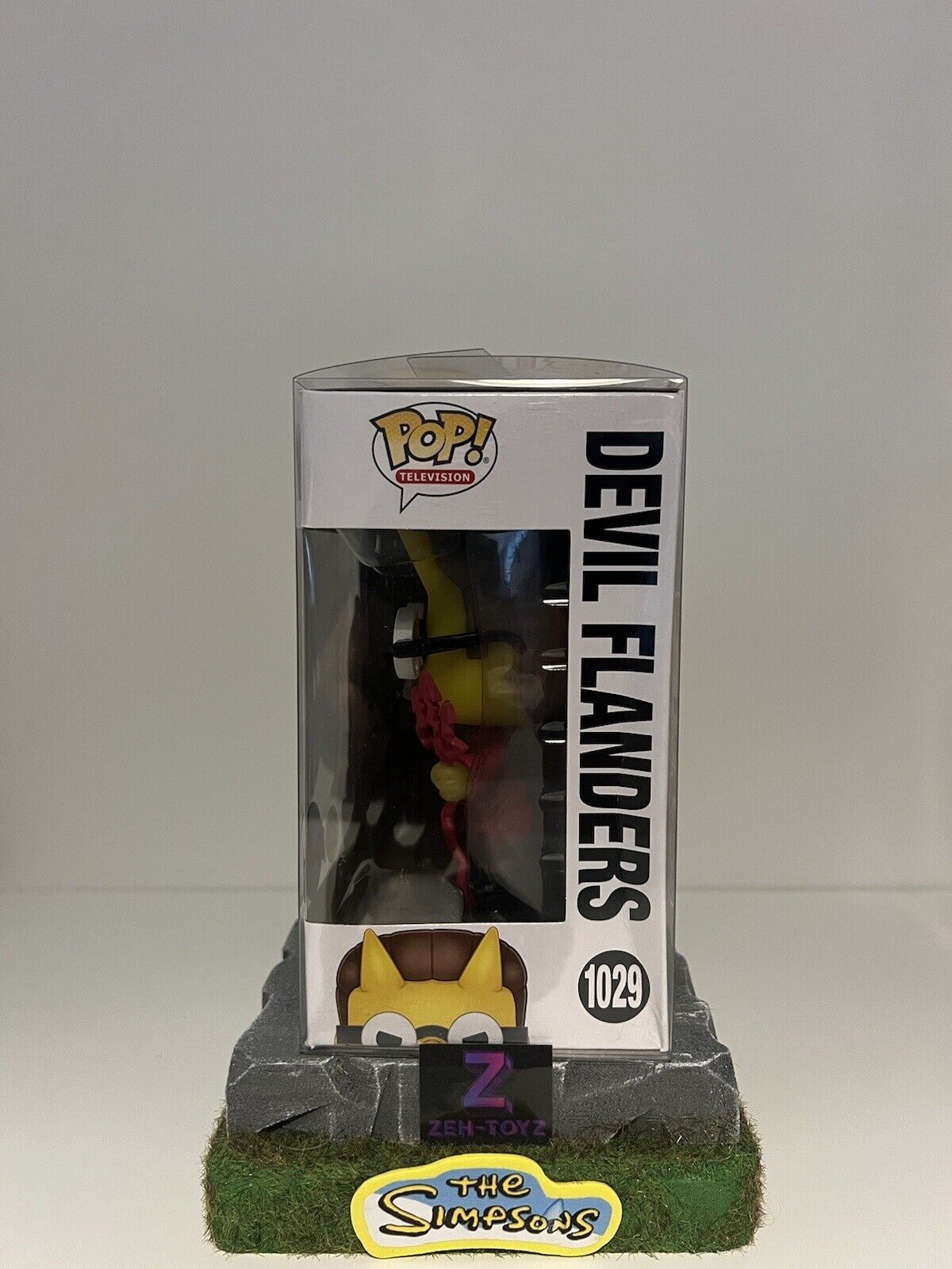 FUNKO POP! VINYL - THE SIMPSONS - DEVIL FLANDERS #1029 - GLOW IN THE DARK (2)