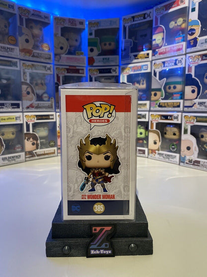 FUNKO POP! DC Death Metal Wonder Woman #385 Glow Chase