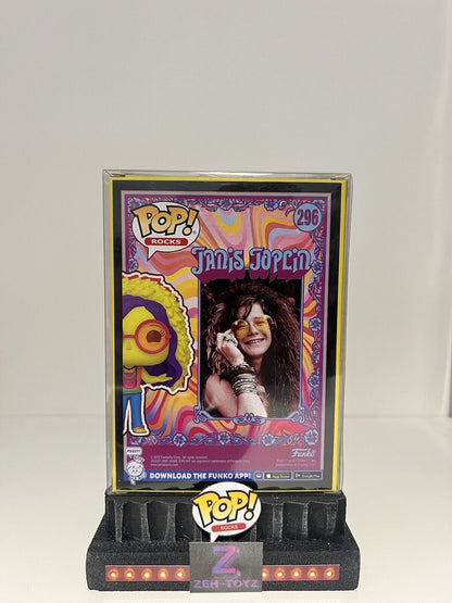 FUNKO POP! Music POP! Rocks Janis Joplin #296 Black Light Funko Exclusive