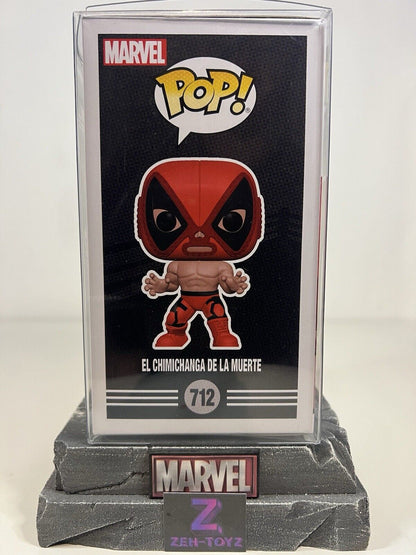 FUNKO POP! Marvel Lucha Libre Edition El Chimichanga De La Muerte Deadpool #712