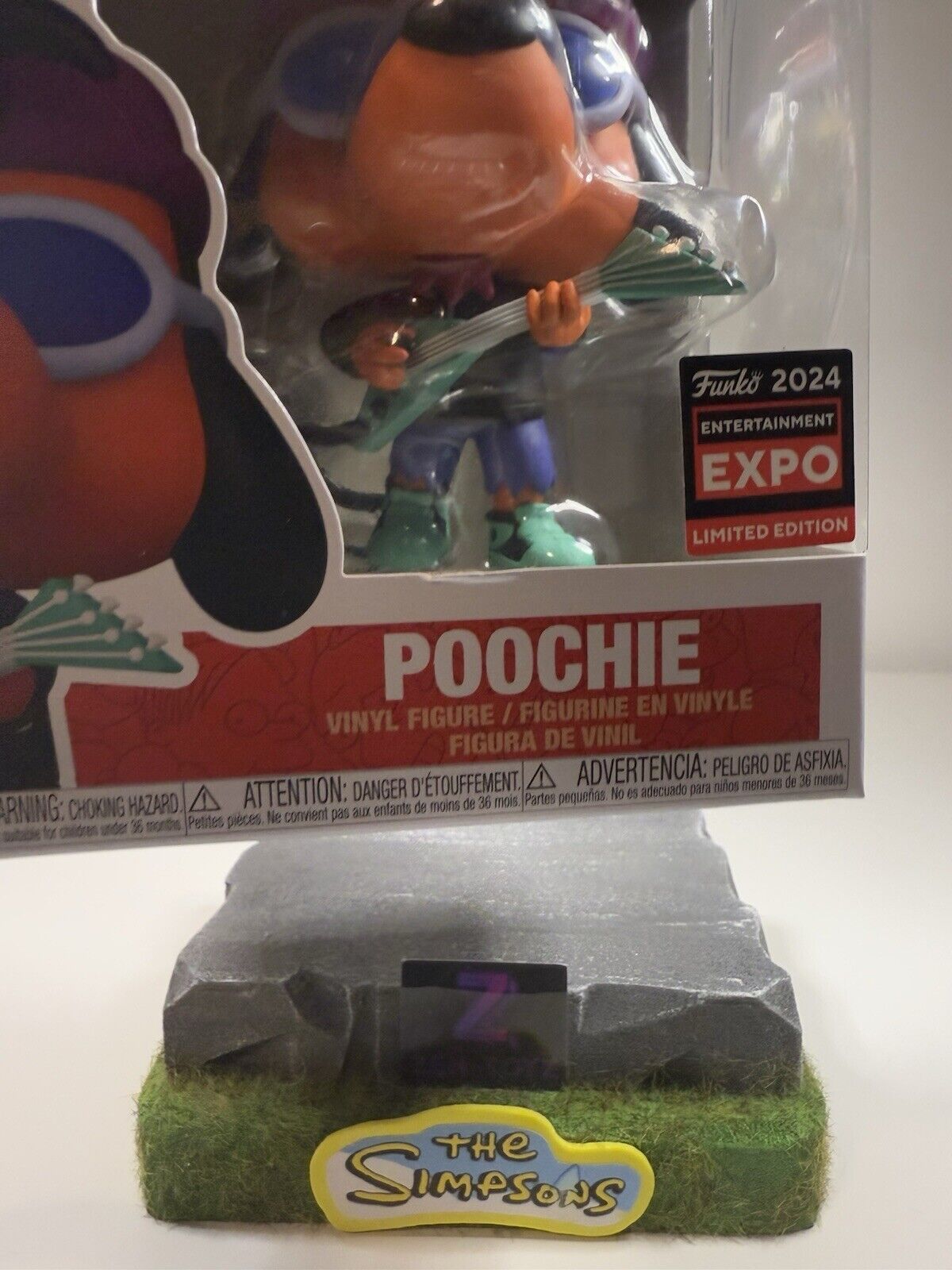 FUNKO POP! Television The Simpsons Poochie #1498 Entertainment Expo Exclusive