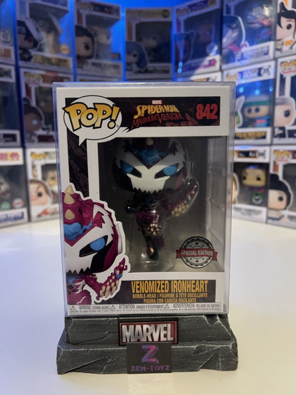 FUNKO POP! Marvel Studios Spiderman Maximum Venom Venomized Ironheart #842