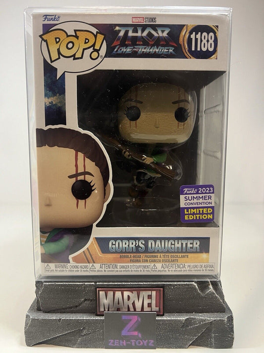 FUNKO POP! Marvel Studios Thor Love And Thunder Gorr’s Daughter #1188 Summer Con