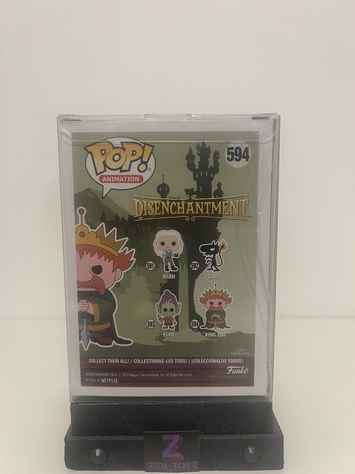 FUNKO POP! VINYL - DISENCHANTMENT - KING ZOGG #594 - ZT: 36