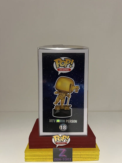 FUNKO POP Ad Icons MTV Moon Person #18 Popcultcha Exclusive