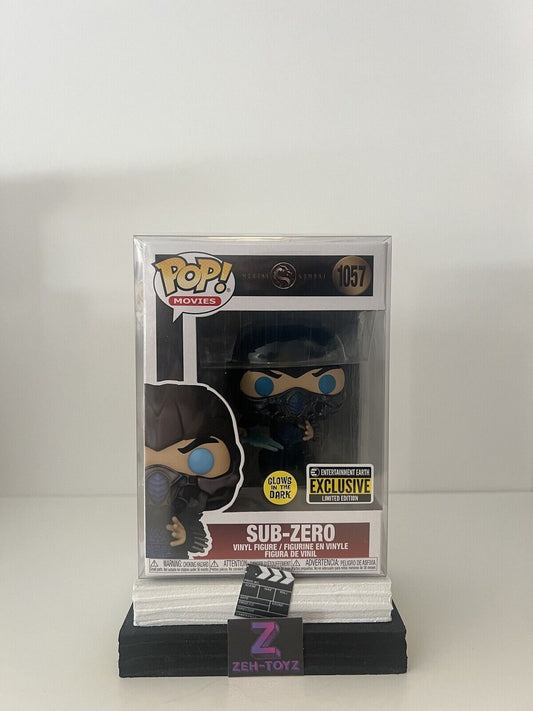 FUNKO POP! Movies Mortal Kombat Sub Zero #1057 Glow In The Dark