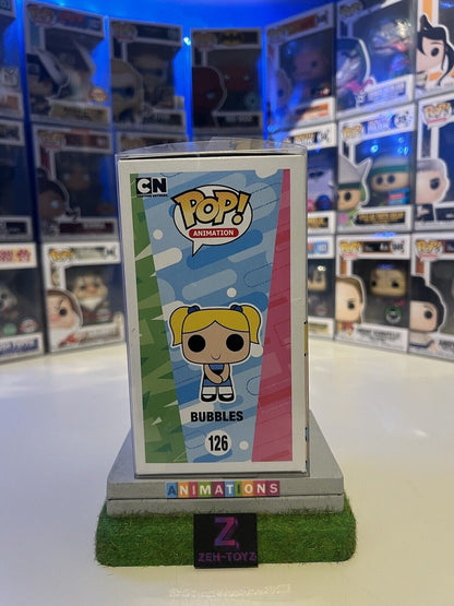 FUNKO POP! Animation Television TV Powerpuff Girls Bubbles #126 2016 Convention