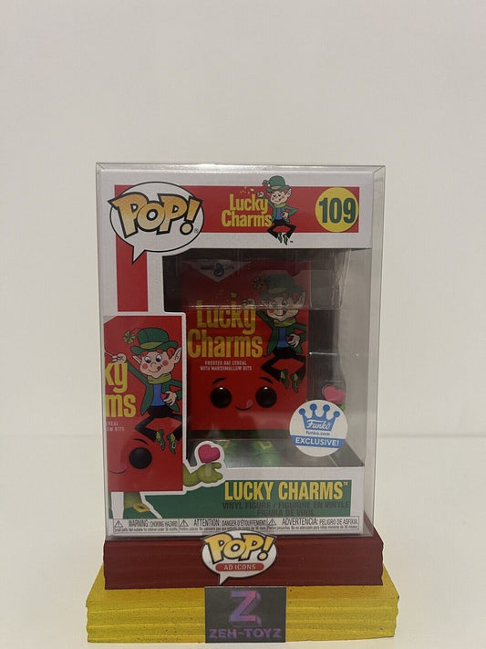 FUNKO POP! Ad Icons Lucky Charms Cereal Box #109 Funko Exclusive