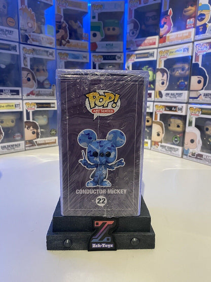 FUNKO POP! Disney Conductor Mickey Art Series #22 Walmart Exclusive