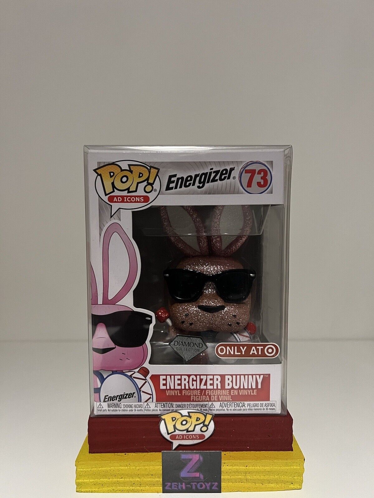 FUNKO POP! Ad Icons Energizer  Bunny #73 Diamond Collection Target Exclusive