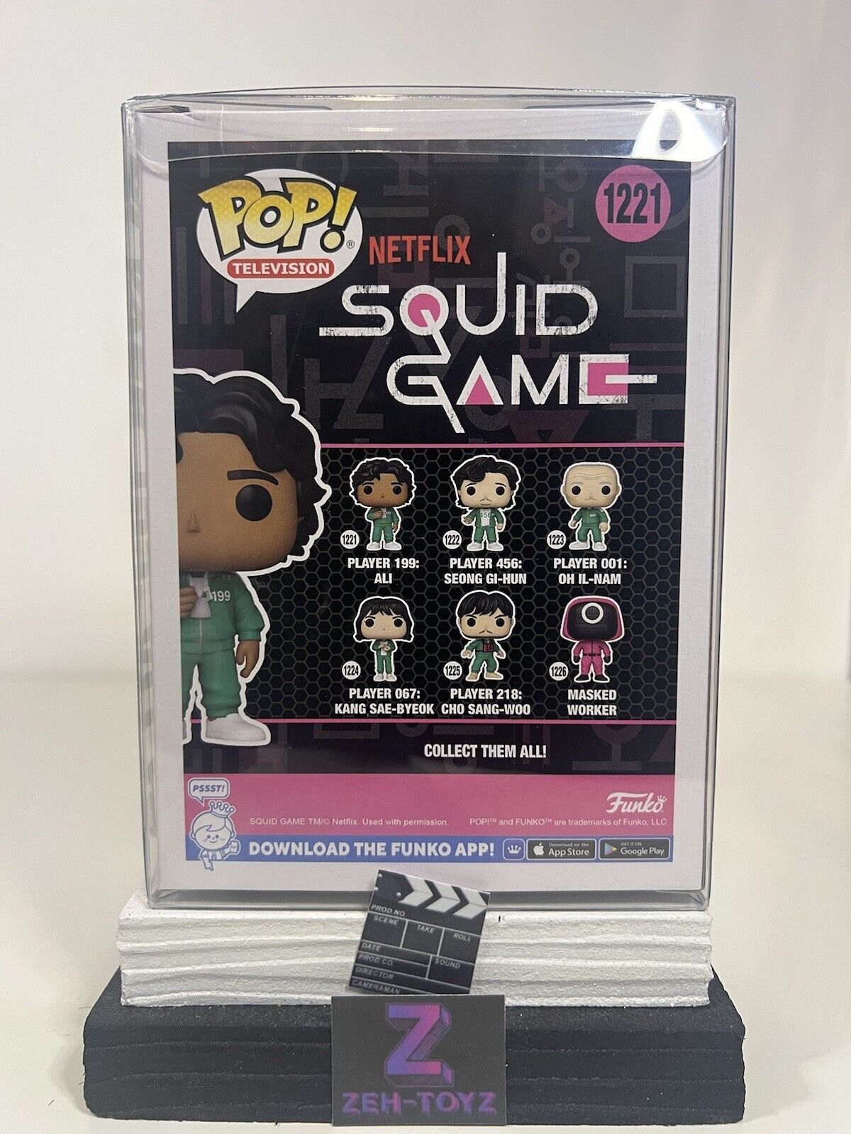 FUNKO POP! Television TV Squid Game Player 199 Ali #1221