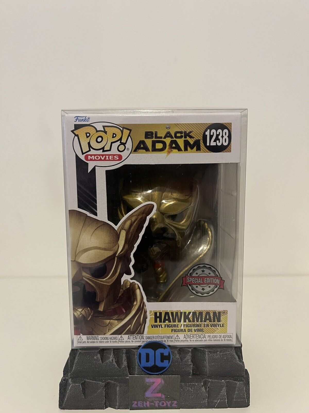 FUNKO POP! DC Universe Black Adam Hawkman #1238 Special Edition