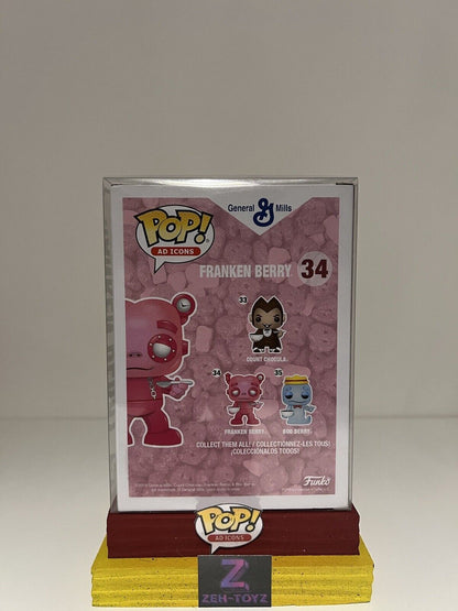 FUNKO POP Ad Icons General Mills Franken Berry #34 Funko Shop Exclusive